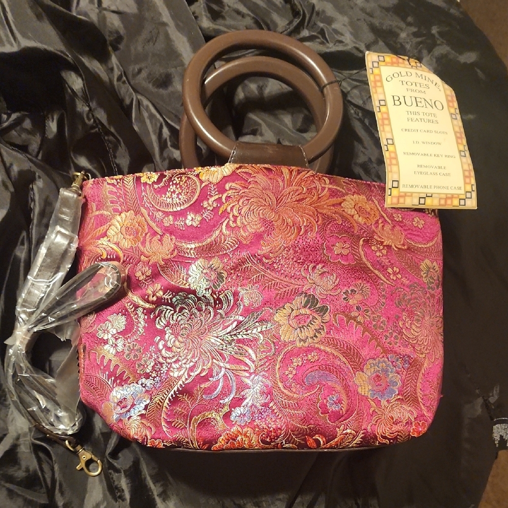 Bueno Pink Floral Women's Tote Bag